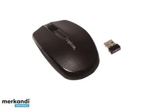 LogiLink Mouse optisk trådløs 2,4 GHz sort ID0114