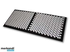 Килимок для точкового масажу Shanti / килимок для нігтів 120 х 50 см Чорний