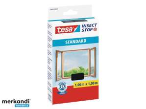 Tesa Insect Stop Fly Screen Standard 1m x 1m Black