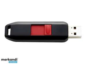 USB FlashDrive 8GB Intenso Business Line Blister svart / rød