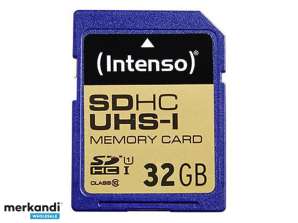 Блистерная карта памяти Intenso SDHC Premium CL10 UHS I емкостью 32 ГБ