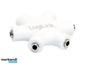LogiLink avdio razdelilnik za do 5 oseb CA1088 bela