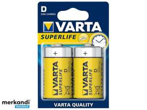 Batteri Varta Superlife R20 Mono D 2 stk.