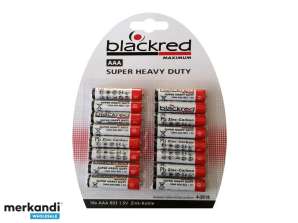 Battery Blackred R03 Micro AAA 16 pcs
