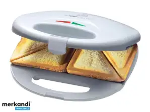 Clatronic Sandwich Toaster ST 3477 White Inox
