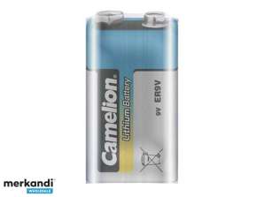 Camelion Lithium 9V smoke detector battery 1 pc.   Bulk