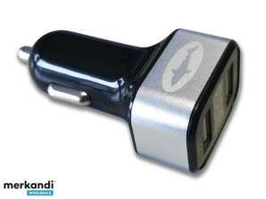 Reekin USB Двойное автомобильное зарядное устройство 3,1 А с амперным дисплеем