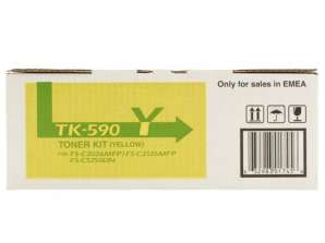 Kyocera tonerkassett - TK590Y - gul 1T02KVANL0