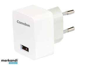 Camelion USB samec adaptér bílý (AD568-DB)