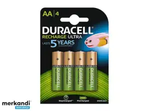 Batéria Duracell AA Mignon 2500mAH 4 ks