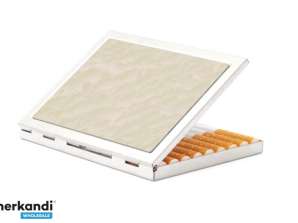 Koffer voor 9 Sigaretten Metaal Wit/Crème #9