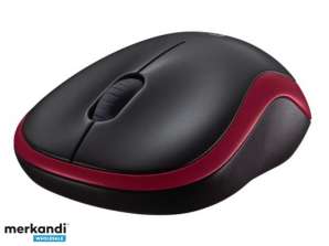 Mouse Logitech Wireless Mouse M185 Red 910 002240