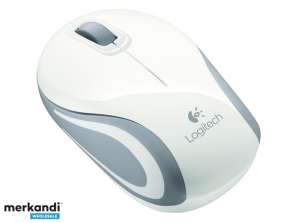 Mouse Logitech Wireless Mini Mouse M187 Branco 910 002735