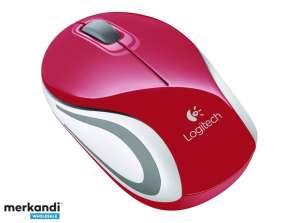 Myš Logitech Wireless Mini Mouse M187 Red 910 002732