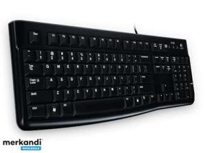 Клавиатура Logitech Keyboard K120 для бизнеса черная DE Layout 920 002516