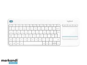 Tastatur Logitech trådløst tastatur K400 Plus hvit DE Layout 920 007128