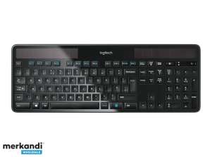 Klaviatūra Logitech Belaidė saulės klaviatūra K750 DE išdėstymas 920 002916