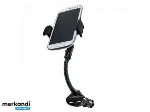 Logilink Smartphone Car Holder with 2 USB Charging Ports 15 5W PA0121