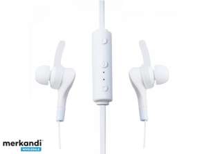 Στερεοφωνικά ακουστικά Bluetooth Logilink In Ear Λευκό BT0040W