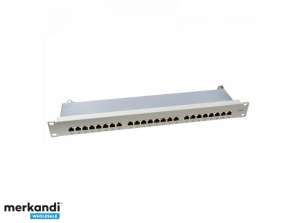 Logilink Patch Panel 19 Recessed Cat.6 STP 24 Ports Grey NP0040A