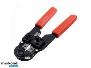 Logilink Crimping Tool RJ45 Cable Cutter Stripper Metal WZ0004