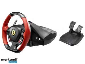 ThrustMaster Ferrari 458 Spider Steering Wheel Pedals Xbox One Black Red 4460105