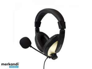 Logilink sztereó mikrofonos fejhallgató nagy viselési kényelemmel HS0011A
