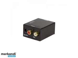 Logilink analog L/R till koaxial och Toslink ljudomvandlare (CA0102)