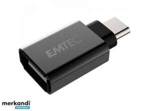 EMTEC T600 USB Type-C - Adaptador USB-A 3.1 (Prata)