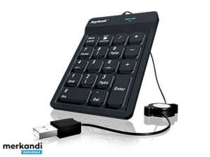KeySonic ACK-118BK Tastatură numerică USB Universal Black 22084