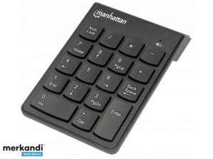 Manhattan numerická klávesnica RF bezdrôtový notebook / PC 178846 čiernej farbe