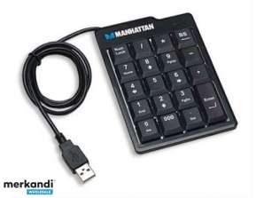 Manhattan toetsenbord USB 176354 zwart