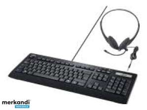 Fujitsu Keyboard KB950 Phone DE incl Headset S26381 F950 L420