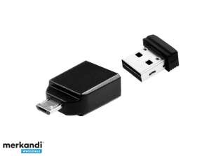 Verbatim Store n Go Nano USB stick 16GB 2.0 USB connection type A black 49821