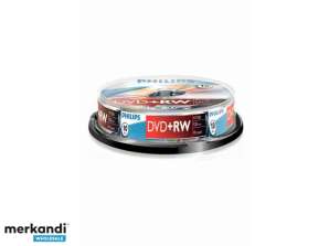 Philips DVD RW 4,7 GB 10шт шпиндель 4x DW4S4B10F/10