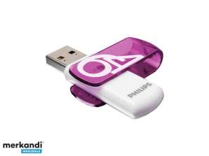 Philips USB 2.0 64GB Vivid Edition Фиолетовый FM64FD05B/10