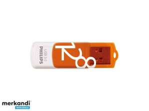 Cheia USB Philips Vivid USB 3.0 128 GB Orange FM12FD00B / 10
