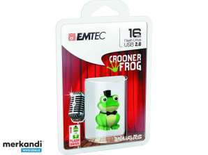 Emtec USB 2.0 M339 16GB Crooner Kurbağa (ECMMD16GM339)