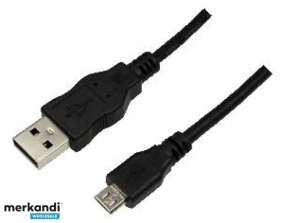 Logilink USB 2.0 Type-A į Type-B prijungimo kabelis 1m CU0058