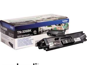 Brother TN-326BK Dažų kasetė Original Black 1 pc (-ai) TN326BK