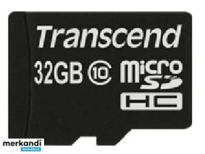 Karta Transcend MicroSD / SDHC 32 GB Class10 s adaptérem TS32GUSDHC10