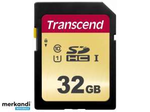 Transcend SD-карта 32 ГБ SDHC SDC500S 95/60 МБ/с TS32GSDC500S