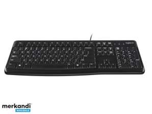 Клавиатура Logitech K120 для бизнеса Черный US-INTL Раскладка 920-002479