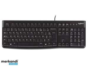 Клавиатура Logitech K120 для бизнеса Черная раскладка FR 920-002515