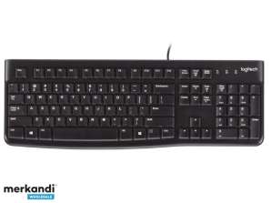 Logitechi klaviatuur K120 äri jaoks must ES paigutus 920-002518