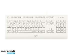 Logitech KB Corded Keyboard K280e for Business White DE Layout 920 008319