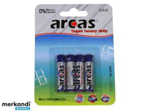 Arcas R03 Mikro AAA Piller (4 adet)