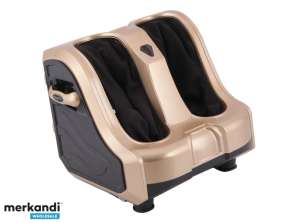 Vibrating foot and leg massager with heating function (Gold, TD001F-8)