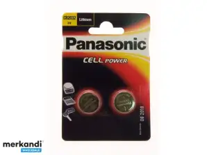Panasonic Batterie Lithium CR2032 3V Blister (confezione da 1) CR-2032EL / 1B