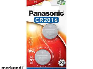Panasonic-akku Litium CR2016 3V läpipainopakkaus (2-pakkaus) CR-2016EL / 2B
